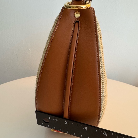 FENDI *NEW* Fendigraphy Raffia & Leather Bag with Dust Bag - Picture 12 of 17